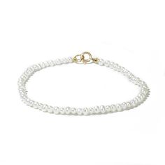 Item Details: Bracelet can be ordered in 6.5" or 7" long. Strand of 2mm freshwater seed pearls. 14K gold spring clasp. Please allow 1 week for production and delivery. Gold Pearl Bracelet, Gold Jewelry Stores, Wrist Jewelry, Rose Gold Chain, Art Deco Engagement, Future Wedding Ideas, Seed Pearl, Accessories Ideas, Jewelry Inspo