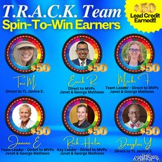 🎉🎡 WOOHOO! Shoutout to our T.R.A.C.K. Team Spin-To-Win rockstars who earned a $50 Lead Credit! 💸💥 You’re living the T.R.A.C.K. mindset—Tracking your goals, Results that speak for themselves, holding yourselves Accountable, Committed to success, and absolutely Killin’ it! 

✨ Keep shining and crushing it, T.R.A.C.K. stars! 🥳🤩

#TheMathewsAgency #TRACKTeam #TRACKStars #SpinToWin #LeadCredit #TrackingResultsAccountabilityCommitment #KillinIt #WeLoveWhatWeDo