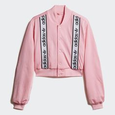 Crop Jacket Pattern, Pink Cropped Jacket, Womens Cropped Jacket, Cropped Biker Jacket, Red Puffer Jacket, Cropped Moto Jacket, Cropped Blazer Jacket, Jackets Uk, Adidas Crop