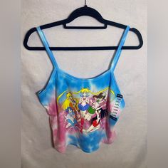 Hot Topic Sailor Moon Tank Top Size Xl New With Tags Ship In Usa Only. No International Shipping. Will Ship Within 3 Business Days Of Payment Received. Please Leave A Positive Feedback, I’ll Return The Gratitude. Sailor Moon Crop Top, Moon Crop Top, Sailor Moon Shirt, Spaghetti Strap Top, Moon Design, Hot Topic, Sailor Moon, Spaghetti Strap, Plus Fashion