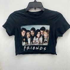 Friends Milkshake Crop Top. Never Worn. Cotton. Nostalgia T From 90’s- 2000’s Fashion. Y2k Fashion. 90s Inspired Black Tops With Letter Print, Black 90s Inspired Tops For Summer, 90s Inspired Black Summer Tops, 90s Inspired Fitted Black T-shirt, 90s Style Crop Top T-shirt For Summer, Cheap 90s Style Crop Top T-shirt, Vintage Crop Tops 90s, Fitted 90s Style Crop Top T-shirt, Early 2000s Shirts & Tops