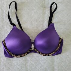 Never Worn Padded Bra. Size 32a Cheap Purple Push-up Bra, 32a Bra, Push Up Bra, Push Up, Women's Intimates, Bra, Purple, Women Shopping, Color