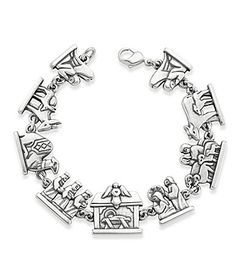 James Avery Nativity Link Bracelet #Dillards Birth Of Christ, The Birth Of Christ, James Avery Jewelry, Jolly Christmas, James Avery, House Of Harlow, Christmas Jewelry, Holly Jolly, Dillard's