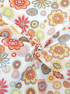 Cotton Print - FabricPlanet Cheap Cotton Fabric With Colorful Pattern, Button Print Fabric, Large Scale Print Cotton Fabric, Floor Futon, Colorful Clothing, Cotton Gauze Fabric, Organza Fabric, Muslin Fabric, Gauze Fabric