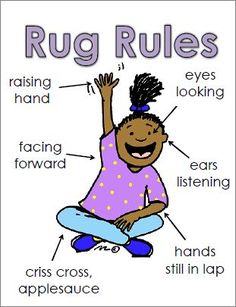 Freebie class poster to go with student labeling page...respectful listening. Kindergarten Routines, Rug Rules, Thanksgiving Read Aloud, Calm Corner, Rules Poster, Class Rules, Preschool Bible, Classroom Organisation, Kindergarten Ideas