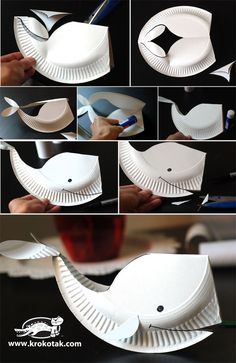 how to make paper plates that look like fish