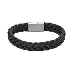 Add a stylish new element to your daily look with this LYNX men's leather bracelet. Add a stylish new element to your daily look with this LYNX men's leather bracelet. Metal: stainless steel Length: 8.25 in. Packaging: pouch Finish: polished Color: Brown. Gender: male. Age Group: adult. Business Bracelet With Leather Strap, Business Leather Bracelets With Leather Strap, Leather Bracelet With Black Band For Everyday, Everyday Leather Bracelets With Black Band, Classic Leather Bracelets For Everyday, Classic Adjustable Leather Bracelet For Business, Classic Business Bracelet With Leather Strap, Modern Leather Bracelet For Business, Everyday Leather Wristband With Leather Strap