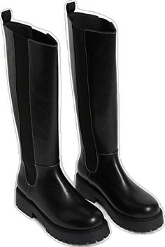 Chic Knee-high Boots With Chunky Platform, Trendy Chunky Platform Knee-high Boots, Winter Chelsea Boots, Chunky Chelsea Boots, High Ankle Boots, Black Chelsea Boots, Chunky Platform, Platform Sneakers, Concept Store