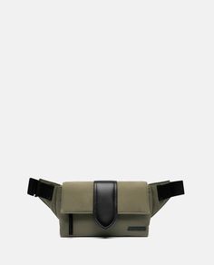 100% Cotton Luxury Khaki Rectangular Bag, Modern Tote Belt Bag For Travel, Modern Belt Bag Tote For Travel, Green Top Handle Bag With Leather Trim, Modern Green Rectangular Belt Bag, Luxury Belt Bag With Leather Trim For Travel, Luxury Leather Trim Belt Bag For Travel, Luxury Travel Belt Bag With Leather Trim, Luxury Khaki Shoulder Bag For Travel