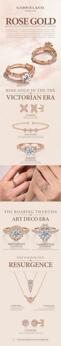 Unveiling the Historical Beginnings of Rose Gold Metal in Jewelry-ER14768R3K44JJ,LR4593K45JJ,ER15207R4K44JJ,ER15201R4K44JJ,ER14719O4K44JJ,EG14034K45JJ,BG4115-65,NK6013K45JJ,NK5937K45MO,EG11819 Spring Wedding Decorations, Summer Wedding Colors, Rose Engagement Ring, Winter Wedding Dress, Art Deco Engagement Ring, Rose Gold Metal, Earrings Rings