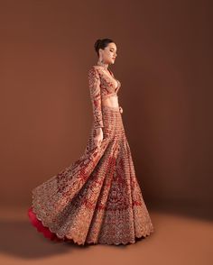 Net Red Lehenga Choli Blouse for Indian Bridal Wear is an elegant dress that gives you a wonderful, unique appearance in this dress. Fast Shipping Mermaid Lehenga, Bridal Choli, Gown Lehenga, Red Lehenga Choli, Chic Prom Dresses, Wedding Trousseau, Pakistani Bridal Dress, Indian Wedding Gowns, Red Bridal Dress