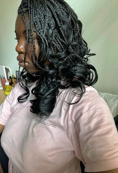 40 Bob French Curl Braids Hairstyles Too Pretty To Pass Up Layered Boho French Curl Braids, Short French Curls, French Curls Braids