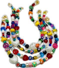 Beaded Smiley Face, Y2k Choker, Seth Rogan, 90s Choker, Colorful Beaded Necklace, Grapevine Tx, Style Festival, Summer Boho, 90s Style