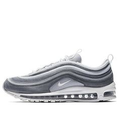 Nike Air Max 97 Premium 'Wolf Grey' 312834-005 (SNKR/Retro) Nike Air Max 97, Stylish Sneakers, Perfect Pair, Air Max, Nike Air Max, Nike Air, Nike, Collage, Grey