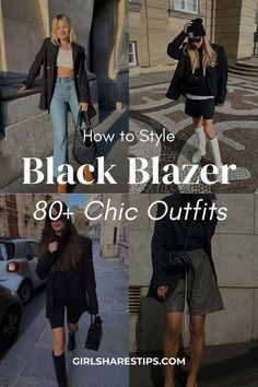 Blazer Outfits For Women Black, Black Blazer Outfit Dressy, Black Blazer Outfit Work, Black Blazer Outfit Casual, Black Blazer Outfits For Women, Blazer Outfits For Women Casual, Linen Outfits For Women, Black Blazer Outfit Ideas, Trendy Blazer Outfits