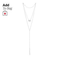 in stock Adjustable Double Strand Clavicle Chain Necklace, Trendy Adjustable Lariat Layered Necklace, 16 Inch Long Adjustable Chain Necklace, Trendy Lariat Chain Necklace, Minimalist Adjustable Lariat Layered Necklace, Adjustable Double Strand Chain Necklace, Adjustable 16 Inch Long Chain Necklace, Adjustable Lariat Necklace With Lobster Clasp, Adjustable Lariat Charm Necklaces