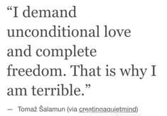 a quote from tomaz salum about love