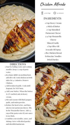 #recipe #chicken #alfredo Chicken Recipe For Chicken Alfredo, How To Make The Best Chicken Alfredo, Good Alfredo Sauce Recipes, How To Make Chicken Alfredo Sauce, Grilled Chicken Alfredo Pasta Recipes, Food Ideas With Chicken Breast, Recipes For Chicken Alfredo, Pasta Alfredo Recipe Chicken, Pasta Alfredo With Chicken