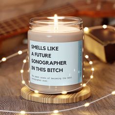 This hilarious candle makes the perfect gift for your future sonographer. This gift is perfect for graduation, thank you gift, or as a treat yourself gift. This candle is made of 100% natural soy wax and features five different calming scents. It has an average burn time of 50-60 hours, so it will provide a long-lasting gift for your friend or family. #sonography #rdms #ultrasoundtech Pediatric Sonography Aesthetic, Obgyn Sonographer Aesthetic, Gifts For New College Students, Ultrasound Tech School, Cardiac Sonography Aesthetic, Sonographer Aesthetic, Pediatric Sonography, Sonography Aesthetic, Future Sonographer