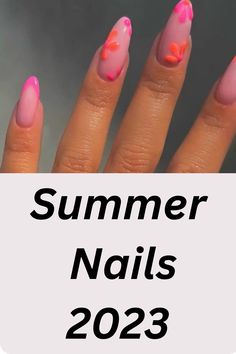 Get ready to flaunt those fingertips! From vibrant corals to dreamy pastels, we’ve curated the ultimate guide to elevate your summer mani-pedi game. Dive into the trendiest shades that’ll make your nails pop at every beachside brunch. Save this pin for your next salon appointment! 🌴🌺Feel free to share, save, and spread the nail-color love! 📌💅 Nail Art Designs 2023