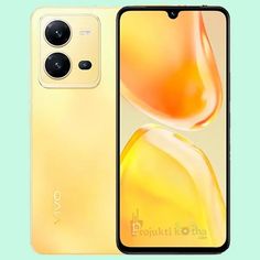 the new oppo phone is shown in yellow and orange colors, with two cameras on each