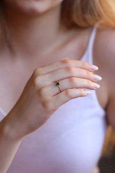 "14k & 18k Natural Emerald Ring / Genuine Emerald Ring Available in Gold, Rose Gold and White Gold / May Birthstone ❥ ITEM DETAILS ---> Gold Color of Choice : Yellow Gold, Rose Gold, White Gold ---> Material : 14k ( 585 ) or 18k ( 750 ) Real Gold. It is Not Gold Filled or Gold Plated ---> Made to order ---> Band Thickness : 1.30 mm ---> Band Width : 1.50 mm ---> Number of Stones: 4x4 MM Size 1 Princess Shape Emerald , 1 Diamond ---> Total Carat : 0.30ct Emerald and 0.01c 14k Gold Emerald Ring Princess Cut, 14k Gold Emerald Ring For Proposal, 14k Gold Marquise Birthstone Ring Gift, Rose Gold Emerald Ring With May Birthstone, 14k Gold Emerald Cut Jewelry For Proposal, 14k Gold Emerald Cut Proposal Ring, Rose Gold Emerald Ring As A Gift, Rose Gold Emerald Rings As Gift, Gift 14k Gold Emerald Ring With Rose Cut Diamonds