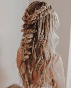 Boho Wedding Hairstyles, Simple Prom Hair, Boho Wedding Hair