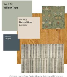 wood flooring samples with different colors and patterns for the same color swatches on them