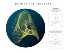 the art of string art template