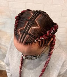 Sport Updos, Two Goddess Braids, Goddess Braid Bun, Goddess Braids Updo, Goddess Braid Styles, Cornrow Designs, Natural Braided Hairstyles, 2 Braids, Cornrow Braids