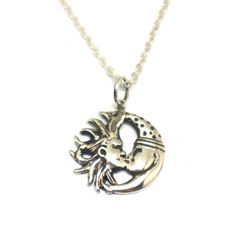 "Introducing Sun and Moon Kissing Necklace Pendant. Base Material: 925 Sterling Silver  Size: 21mm X 21mm(Approximately) Metal Stamped: 925 Thickness: 1.5mm Themes: Celestial Style:  Minimalist FInish: Mirror + Oxidized Chain Length: 16'' - 24'' Inches SPECIAL ANNOUNCEMENT  1. Please visit https://www.etsy.com/shop/yhtanaff for more designs. 2. Subscribe our newsletter to receive a Coupon Code for 10% discount.      \"At Our Shop Profile's Announcement Section\" 3. Please LIKE our Facebook Fan P Sterling Silver Charm Necklace With Sun And Moon Design, Sterling Silver Crescent Necklace With Charms, Sterling Silver Sun And Moon Pendant Charm Necklace, Sterling Silver Sun And Moon Round Necklace, Sterling Silver Pendant Necklace With Sun And Moon Design, Sterling Silver Round Necklace With Sun And Moon Design, Sterling Silver Moon-shaped Charms Necklaces, Sterling Silver Sun And Moon Round Pendant Jewelry, Sun And Moon Kissing