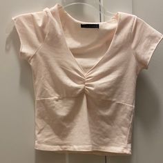 Almost Never Worn Pink Brandy Melville Top, Brandy Melville Gina Top, Gina Top, Brandy Melville Top, Concert Top, Fashion Identity, Brandy Melville Tops, Clothing Staples, Brandy Melville