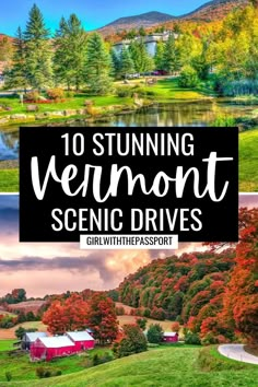 10 Stunning Scenic Drives in Vermont! Vermont Itinerary, Summer Vermont, Vermont Road Trip, Vermont Photography, Things To Do In Vermont, Vermont Travel