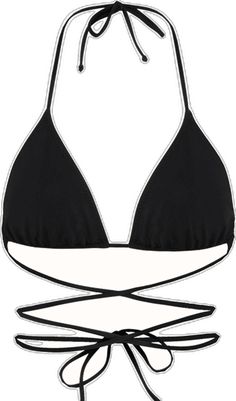 Calypso Bikini - Ladiesse Black Tie-back Halter Top For Pool, Black Halter Top With Tie Back For Pool, Vacation Triangle Top Cross-tied Swimwear, Vacation Triangle Top Swimwear With Cross-tied Details, Black Strappy Swimwear With Tie Back, Cross-tied Triangle Top Swimwear For Pool, Chic Black Adjustable Swimwear, Black Tie Back Halter Top For Beach Season, Cross-tied Triangle Top Swimwear For Beach