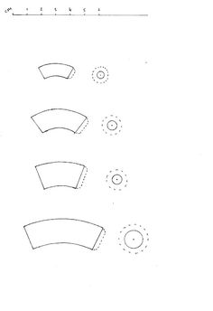 the diagram shows how to make an origami hat with different shapes and sizes