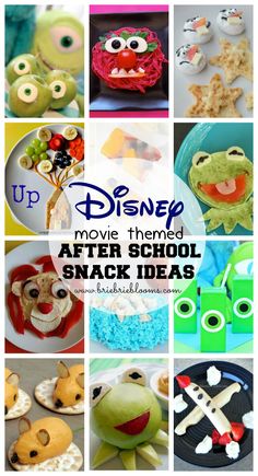 disney movie themed after school snack ideas