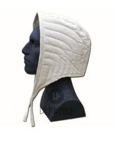 Very highly tailored in quilted padded cotton. Mech Armor, Simply Fashion, Helmet Hat, Snow Gear, Chain Mail, Head Wraps, Caps Hats, Winter Hats, Electronic Accessories