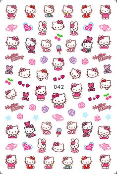 an image of hello kitty stickers