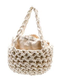 ALIENINA Shoulder BagNeutrals CanvasDual Shoulder StrapsCanvas Lining & Single Interior PocketDrawstring Closure at Top White Woven Pouch-shaped Bucket Bag, White Woven Pouch Bucket Bag, Canvas Shoulder Bag, Women Handbags, Shoulder Bag, Canvas, Handbags