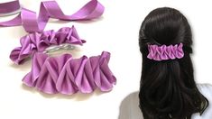 DIY Ribbon Hair Clips - How to Make Hair Clips with Ribbon – Easy Hair Clip Tutorial Ribbon Clip Diy, How To Make Hair Clips Diy, How To Make Hair Bows, Diy Ribbon Crafts, Hair Ribbons Diy, Hair Clips Diy Tutorials, Hair Clip Tutorial, Diy Hair Accessories Tutorial, Ribbon Hair Accessories