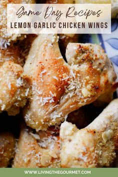 Today’s Lemon Garlic Chicken Wings are prepared with a marinade that’s equal parts savory and zesty, and then baked to tender perfection.