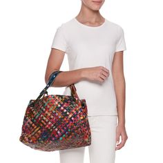 Go out and about with this women's AmeriLeather Cybil Woven Satchel. Go out and about with this women's AmeriLeather Cybil Woven Satchel. HANDBAG FEATURES Water repellent Woven zigzag of colors on the entire bagHANDBAG DETAILS 16" L x 11" H x 7" W 7'' drop handle Zipper closure 3 interior pockets Removable coin pouchCONSTRUCTION & CARE Spot clean, wipe clean Leather Polyester lining Imported Gift Givers: This item ships in its original packaging. If intended as a gift, the packaging may reveal t Women Suits Wedding, Gift Giver, Satchel Handbag, Coin Pouch, Out And About, Louis Vuitton Speedy Bag, Go Out, Repellent, Water Repellent