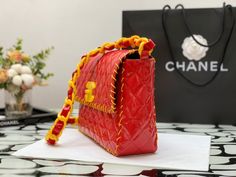 SHOP MORE LUXURY PRODUCTS HERE Description Chanel Vinyl Classic Red and Yellow Shoulder bag For Women 29cm/11.5in Size: 29 ÃƒÂ¯Ã‚Â¿Ã‚Â½ÃƒÂ¯Ã‚Â¿Ã‚Â½ÃƒÂ¯Ã‚Â¿Ã‚Â½ÃƒÂ¯Ã‚Â¿Ã‚Â½ÃƒÂ¯Ã‚Â¿Ã‚Â½ 19 ÃƒÂ¯Ã‚Â¿Ã‚Â½ÃƒÂ¯Ã‚Â¿Ã‚Â½ÃƒÂ¯Ã‚Â¿Ã‚Â½ÃƒÂ¯Ã‚Â¿Ã‚Â½ÃƒÂ¯Ã‚Â¿Ã‚Â½ 9 cm / 11.5 ÃƒÂ¯Ã‚Â¿Ã‚Â½ÃƒÂ¯Ã‚Â¿Ã‚Â½ÃƒÂ¯Ã‚Â¿Ã‚Â½ÃƒÂ¯Ã‚Â¿Ã‚Â½ÃƒÂ¯Ã‚Â¿Ã‚Â½ 7.5 ÃƒÂ¯Ã‚Â¿Ã‚Â½ÃƒÂ¯Ã‚Â¿Ã‚Â½ÃƒÂ¯Ã‚Â¿Ã‚Â½ÃƒÂ¯Ã‚Â¿Ã‚Â½ÃƒÂ¯Ã‚Â¿Ã‚Â½ 3.5 in CC SighnatureRed and Yellow Includes dust bag.This product is of the premium quality. Yellow Shoulder Bag, Gucci Shirt, Louis Vuitton Shirt, Chanel Shirt, Reversible Belt, Luxury Products, Red And Yellow, Bag For Women, Chanel Handbags