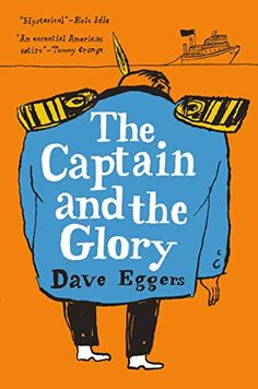 the captain and the glory book cover with an image of a man in a blue jacket