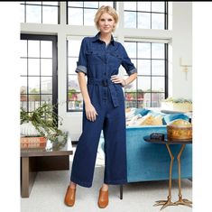 Tune heads in this gorgeous denim jumper. One-piece denim jumper with chest pockets and built-in belt. Super stylish and comfortable. Fabric Content: cotton/ Viscose/ poly Denim Jumpsuit For Work With Belt Loops, Casual Denim Jumpsuit With Belt Loops For Work, Utility Denim Jumpsuit For Work In Medium Wash, Utility Style Denim Jumpsuit For Work, Belted Denim Jumpsuit For Workwear, Casual Denim Belted Jumpsuits And Rompers, Casual Denim Belted Jumpsuit, Utility Denim Blue Jumpsuit For Work, Utility Denim Jumpsuit In Dark Wash For Work