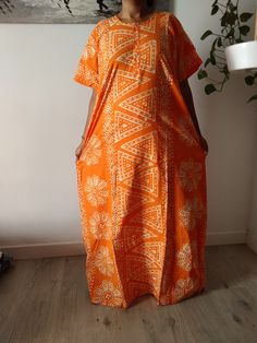 Cotton kaftan Cotton Kaftan, Dress Clothes For Women, Resort Wear, Boho Dress, Lounge Wear, Dress Outfits, Spain, Saree, Gifts For Her