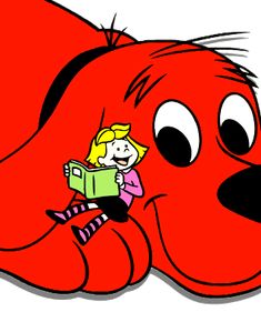 Clifford Books, 2000s Memories, Upside Down World, Dog Characters, Clifford The Big Red Dog, Old Cartoon Characters, Emily Elizabeth, Snow Dog, Friends School