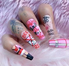 Valentines Nail Art Designs, Vday Nails, Valentine Nail Art, Dope Nail Designs, Designs Nail, Fabulous Nails, Dope Nails, Valentines Nails, Holiday Nails