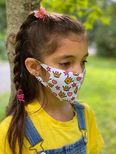 Washable 100 % Spandex Face Mask for Kids. Made in USA.  PRODUCT DETAILS: Washable Light, Breathable Soft, Stretchable Ear Loops Filter Pocket Made in USA Ships in 24hrs Size: 10" Easily foldable, ideal for storing in a kid's backpack Children's Mask, Face Masks For Kids, Mouth Mask, Dust Mask, Kids Backpacks, Mask For Kids, Face Mask, Beauty And Personal Care, Spandex