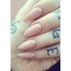 Matte nude stiletto nails with gold gems.✨ Nails With Gold Gems, Nude Stiletto Nails, Short Stiletto Nails, Short Stiletto, Gold Ideas, Nails With Gold, Nails Matte, Nails Stiletto, Stiletto Nails Designs